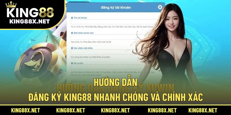 Hướng dẫn đăng ký King88 nhanh chóng và chính xác
