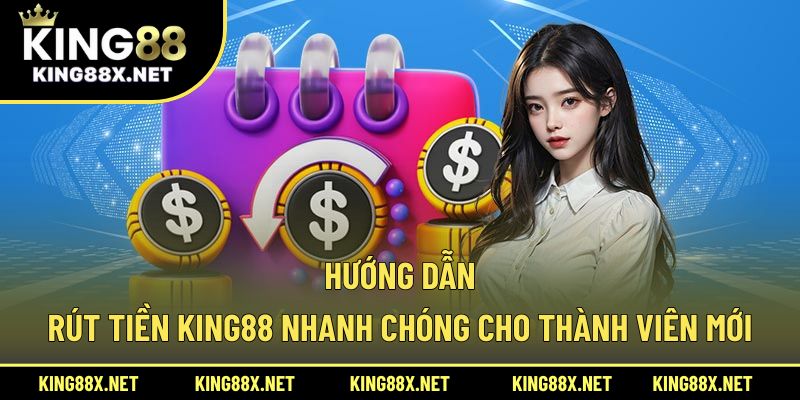 Hướng dẫn rút tiền King88 nhanh chóng cho thành viên mới